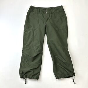 Patagonia Olive no tear mid-rise sporty Capri pants Size 4